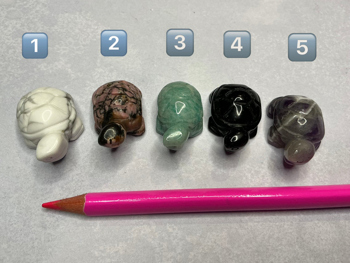 Mini Natural Crystal Turtle/Tortoises