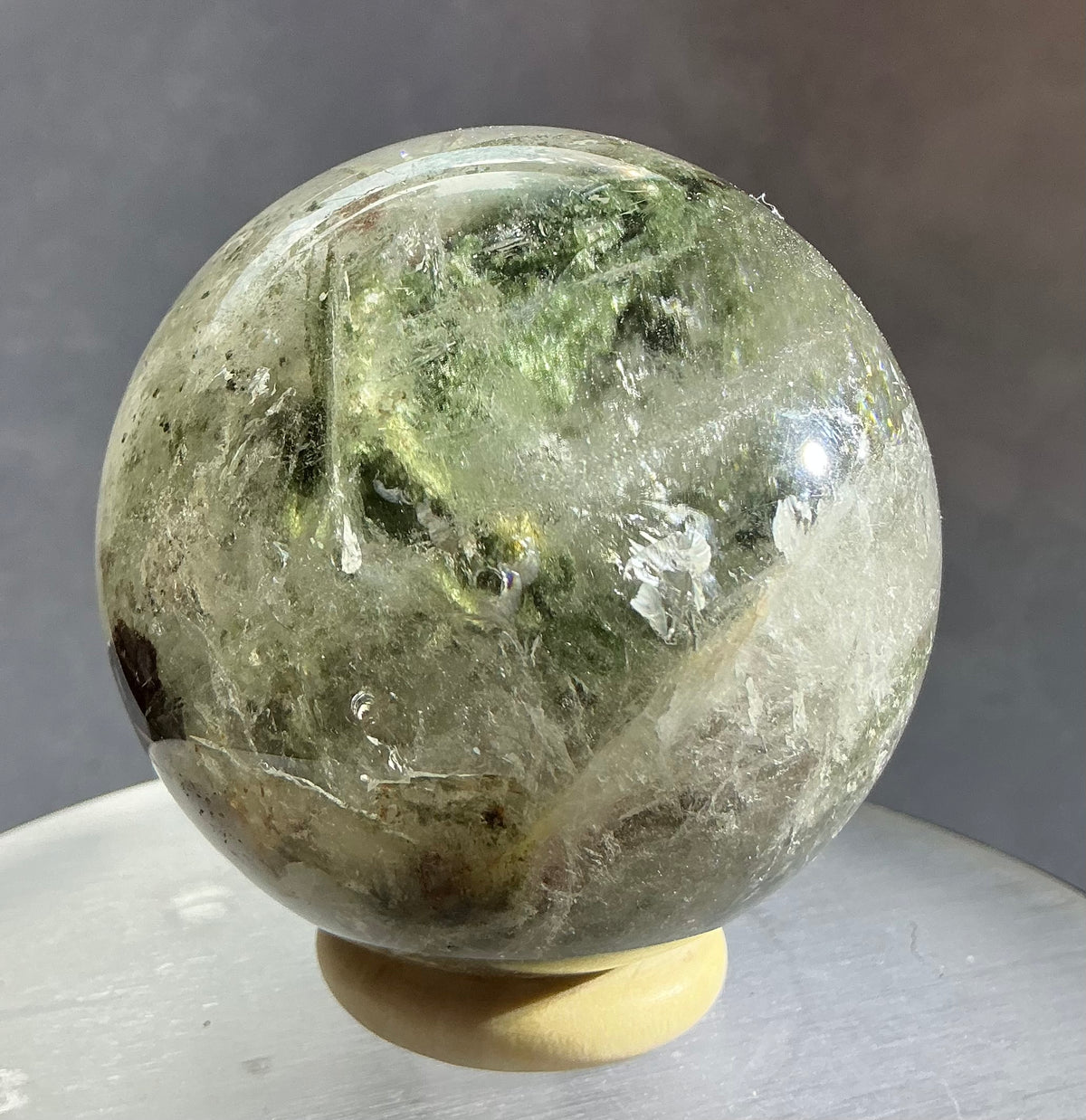Stunning Natural Garden Quartz 57mm Sphere