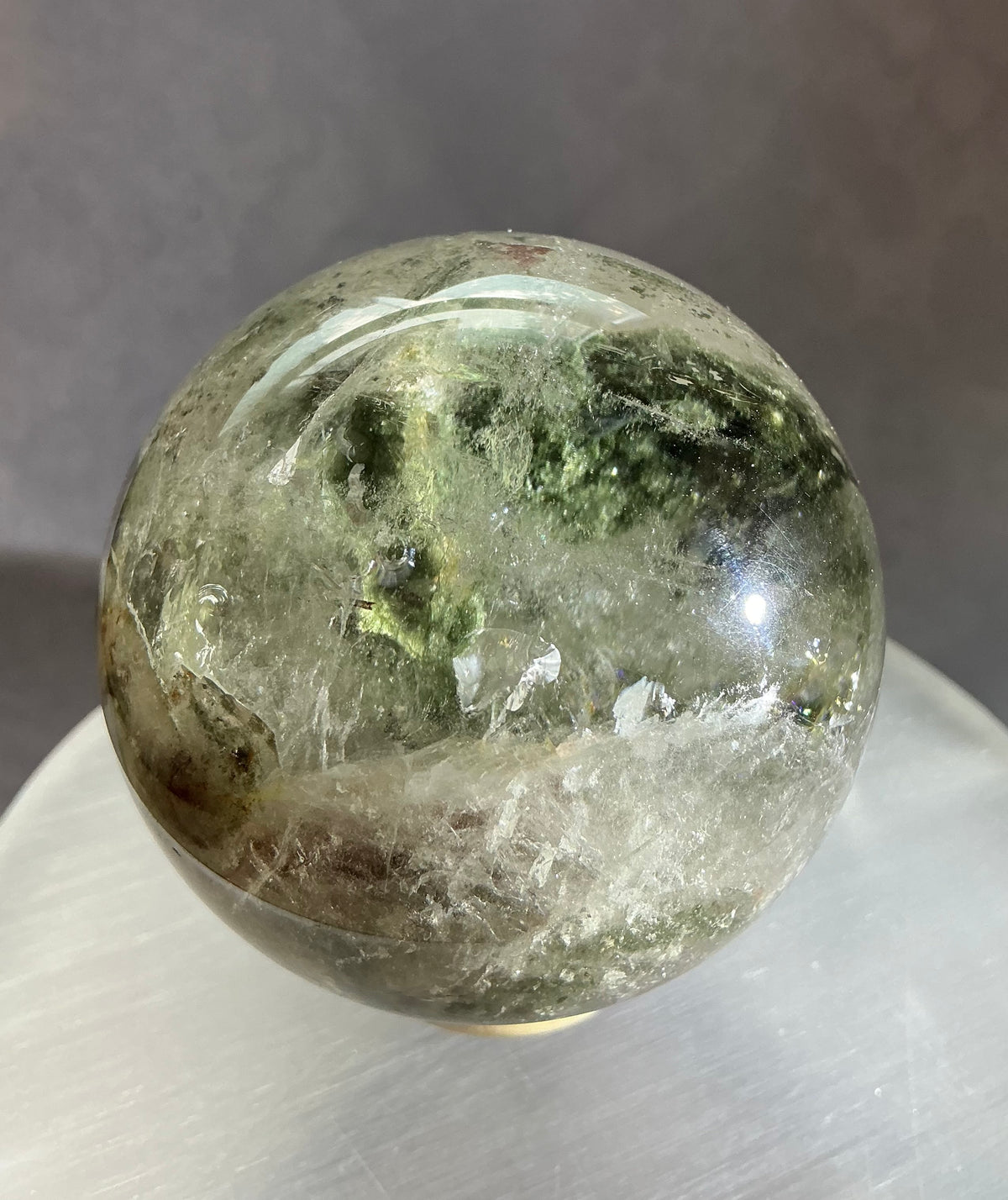 Stunning Natural Garden Quartz 57mm Sphere