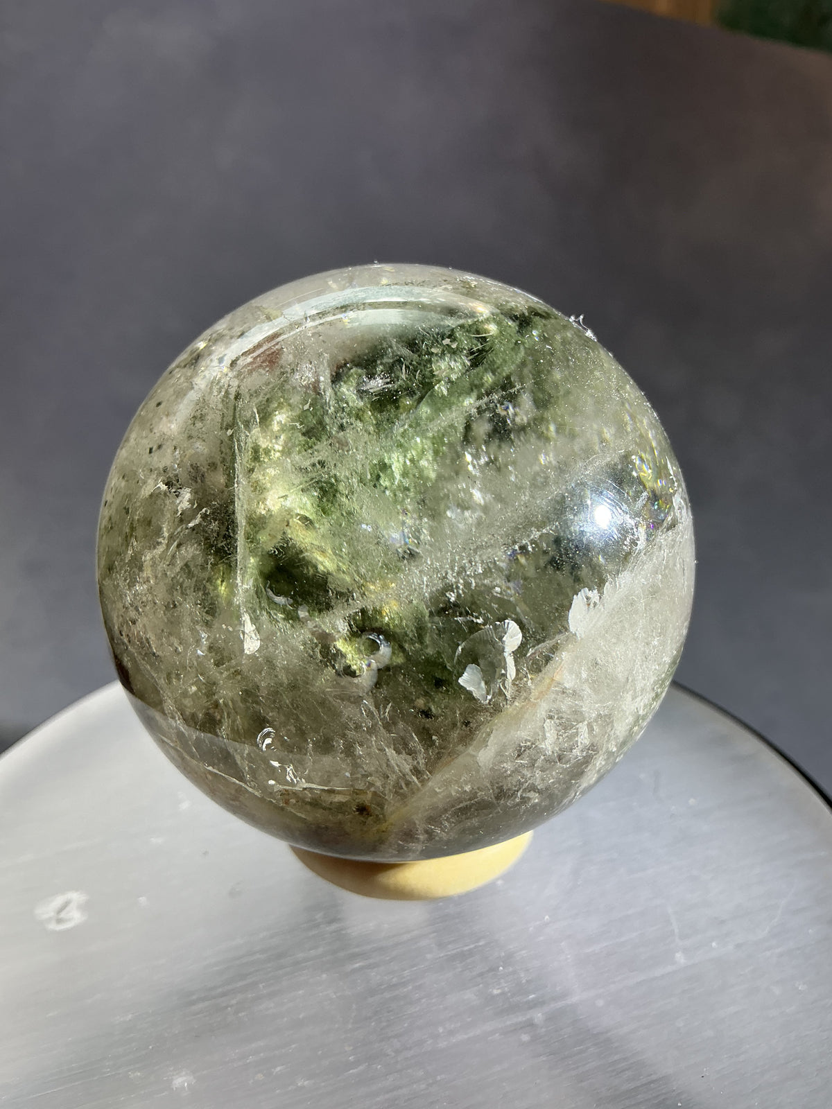 Stunning Natural Garden Quartz 57mm Sphere