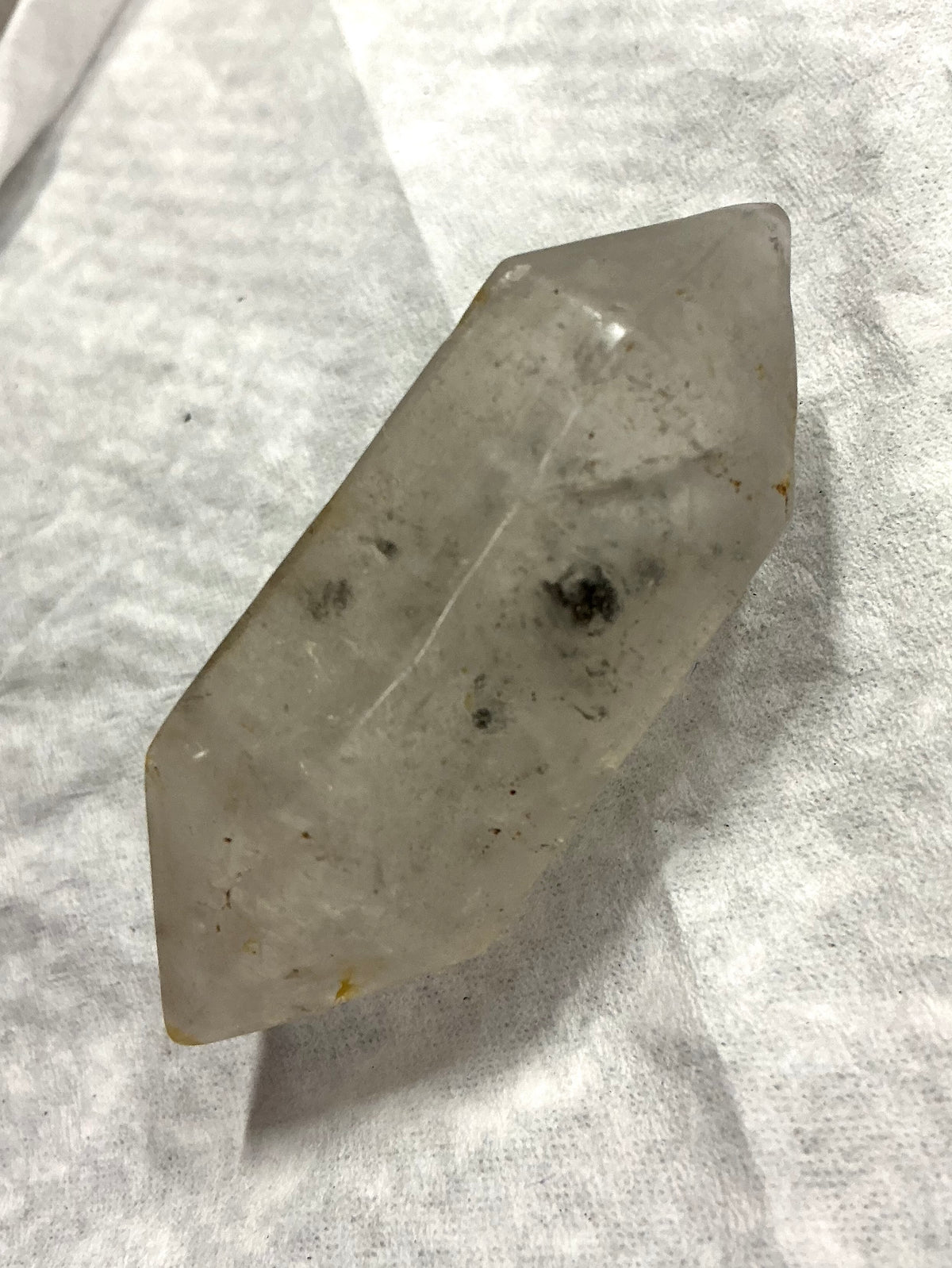 Natural Herkimer Diamond with at least 3 ENHYDRO inclusions! Watch Videos to see!