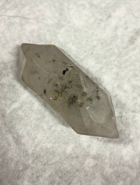 Natural Herkimer Diamond with at least 3 ENHYDRO inclusions! Watch Videos to see!