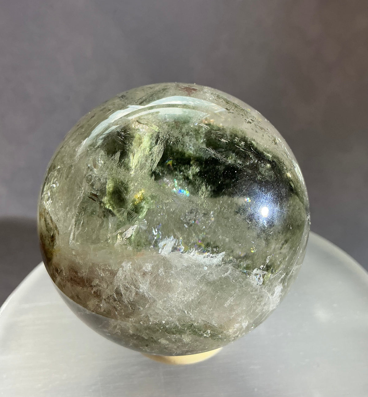 Stunning Natural Garden Quartz 57mm Sphere