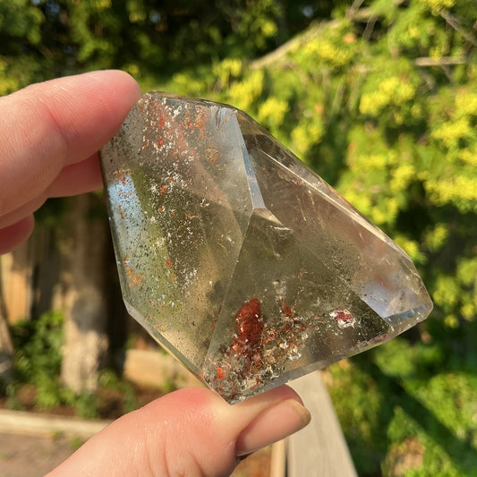 Stunning Natural Garden Quartz Lodolite Freeform