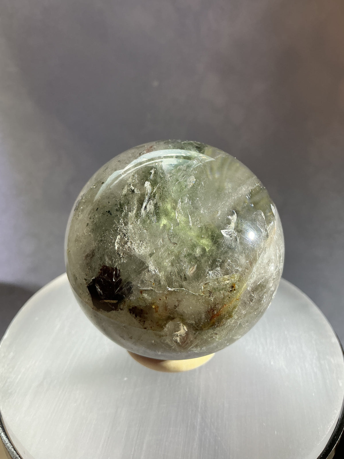 Stunning Natural Garden Quartz 57mm Sphere