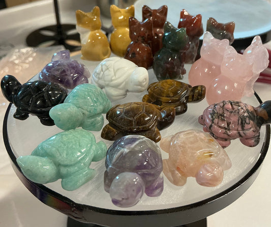 Mini Natural Crystal Turtle/Tortoises
