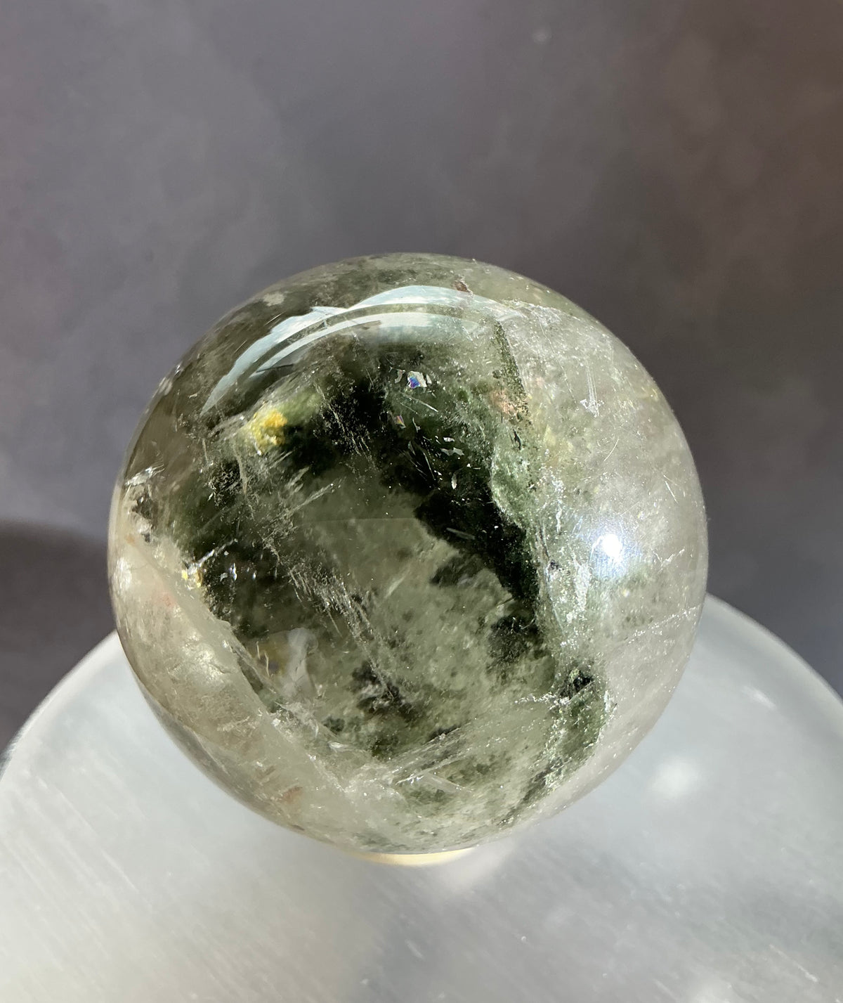 Stunning Natural Garden Quartz 57mm Sphere
