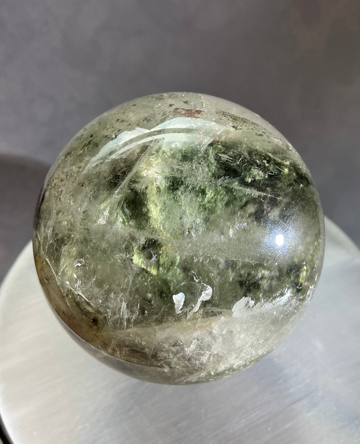Stunning Natural Garden Quartz 57mm Sphere