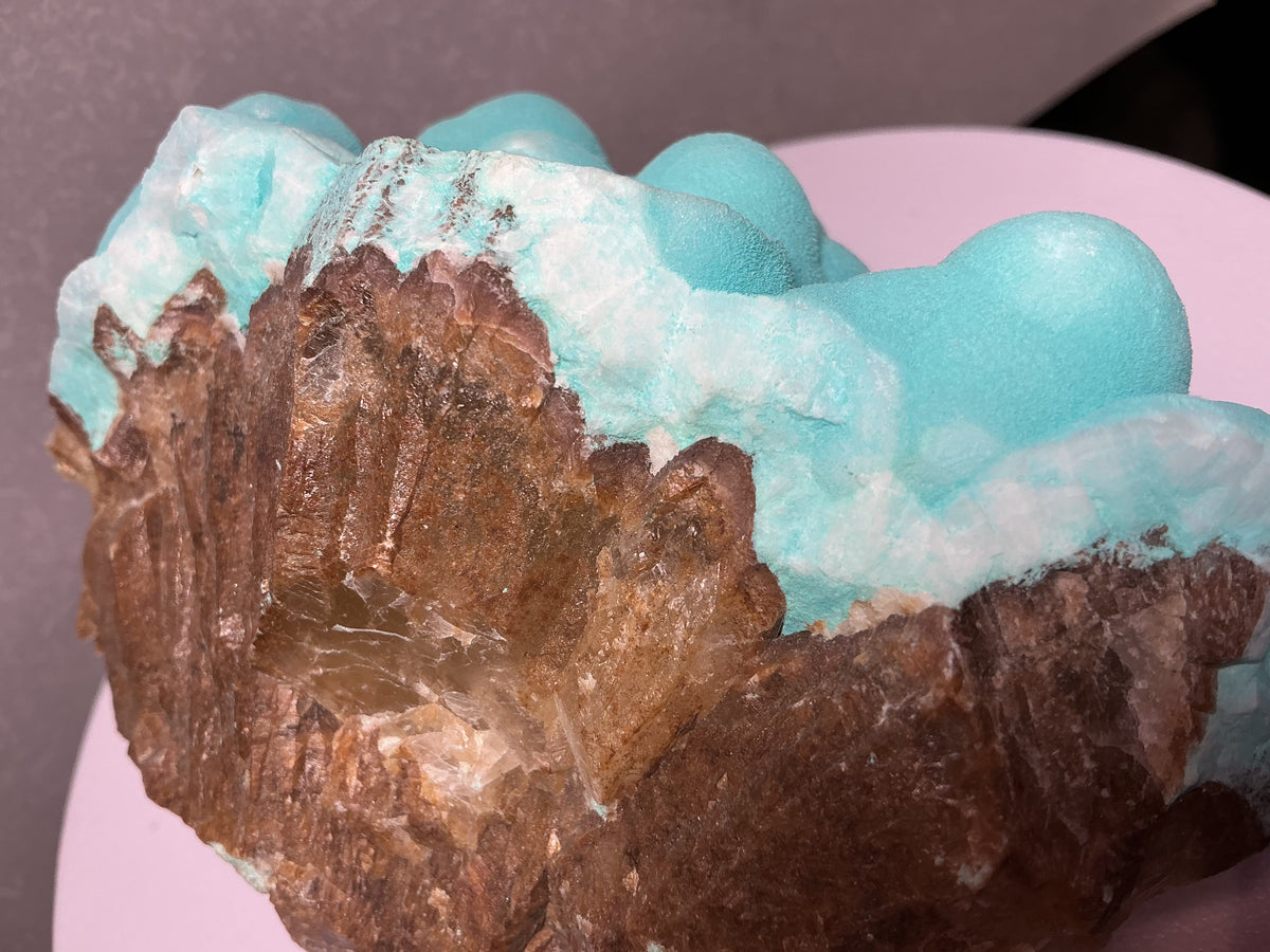 RARE Top Quality Vibrant Botryoidal Natural Hemimorphite Specimen 350g