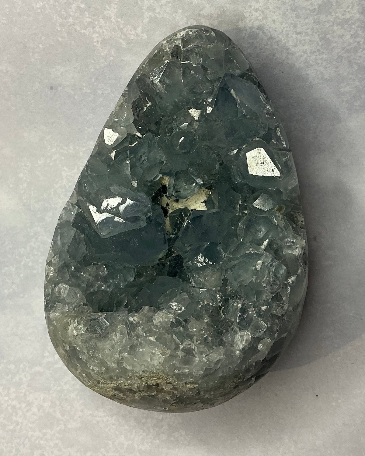 Natural Raw Celestite Geode Egg