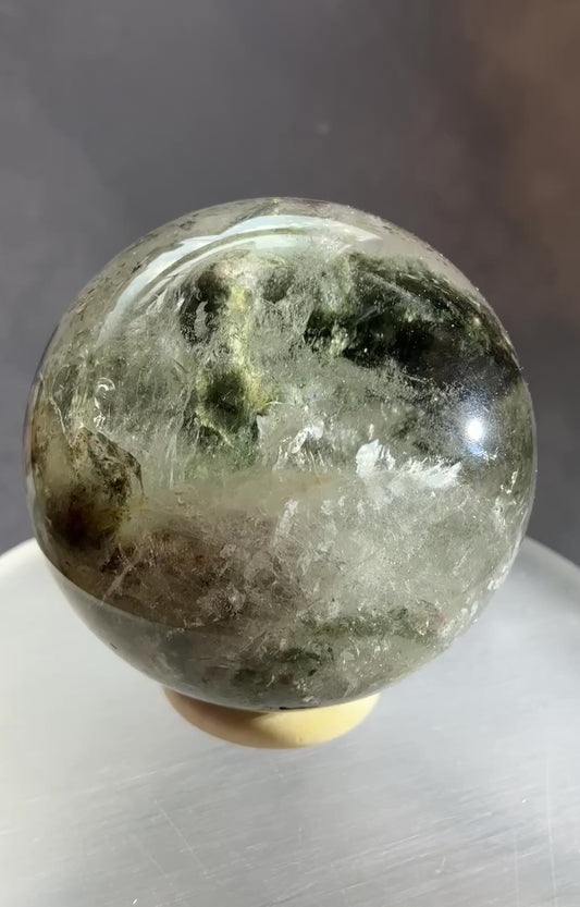 Stunning Natural Garden Quartz 57mm Sphere